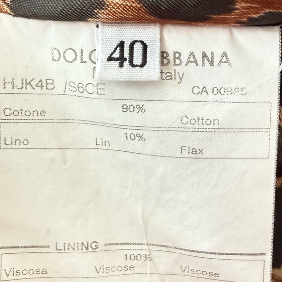 Vintage Dolce & Gabbana Pink Hibiscus Floral Blazer Cotton Linen IT 40 US 4 - Picture 13 of 15